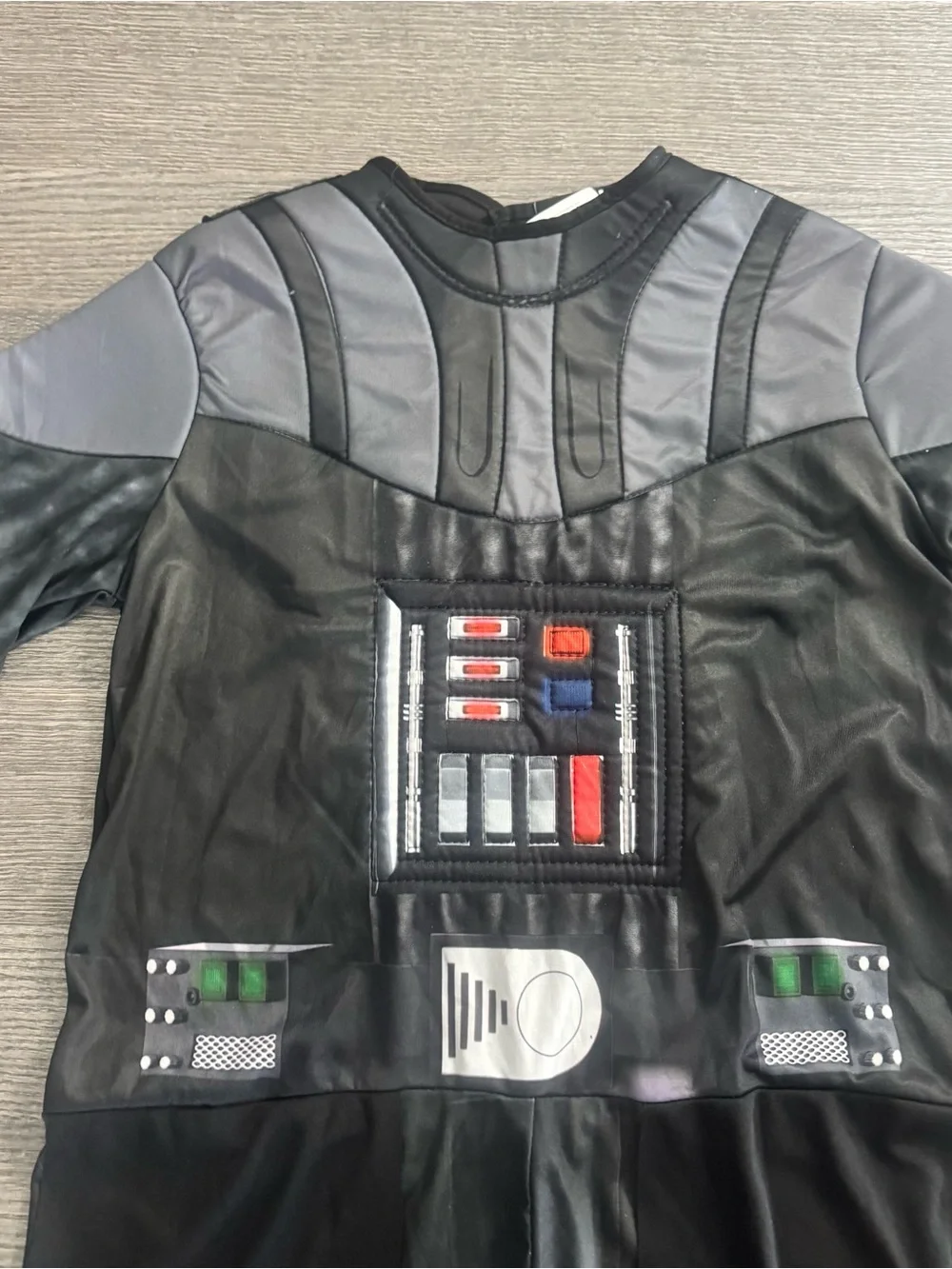 Star Wars Darth Vader Youth Halloween Costume Rubie’s Size Large Jumpsuit ONLY